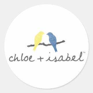 Chloe + Isabel ronde Logo Sticker