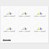 Chloe + Isabel ronde Logo Sticker (Vel)