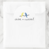 Chloe + Isabel ronde Logo Sticker (Tas)