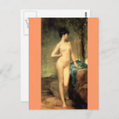 Chloe -  kunst - beroemde schilderijen - Lefebvr Briefkaart (Voorkant / Achterkant)