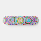 Chloe Lambertin Mandala Skateboard. Persoonlijk Skateboard (Horizontaal)