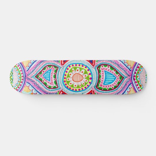 Chloe Lambertin Mandala Skateboard. Persoonlijk Skateboard (Horizontaal)