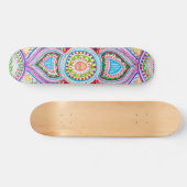 Chloe Lambertin Mandala Skateboard. Persoonlijk Skateboard (Horizontaal)