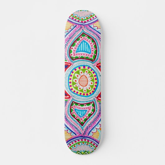 Chloe Lambertin Mandala Skateboard. Persoonlijk Skateboard (Voorkant)