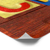 CHLOE Licentie Bord Lettering Name Sign Poster (Hoek)