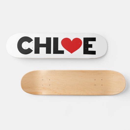 Chloe Love Skateboard (Horizontaal)