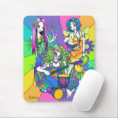 "Chloe, Melody, Harmony" Flower Fairy Mousepad Muismat (Met muis)