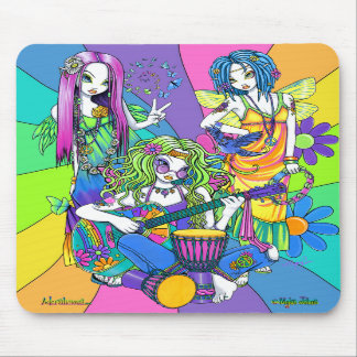 "Chloe, Melody, Harmony" Flower Fairy Mousepad Muismat