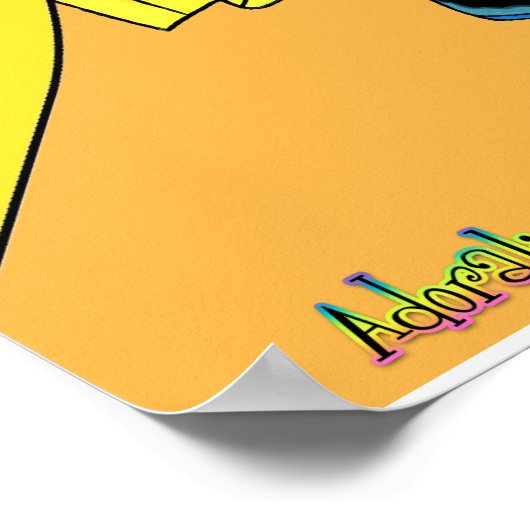 "Chloe, Melody, Harmony" - Poster met een ventilat (Hoek)