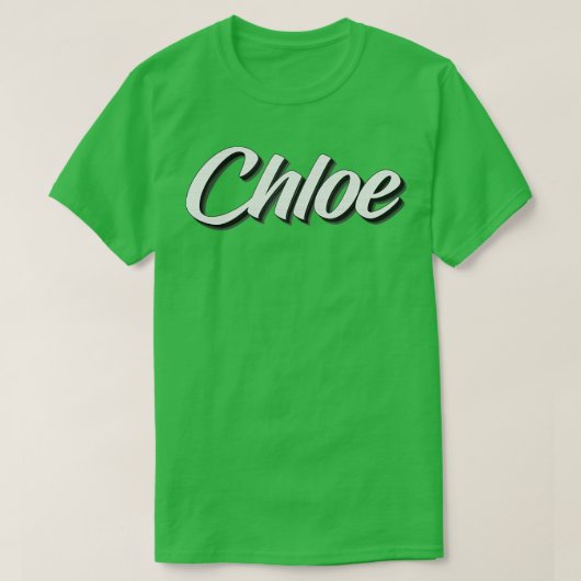 Chloe, mijn naam is Chloe T-shirt (Design voorkant)