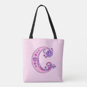 Chloe-naam en betekenis monogram zak tote bag (Achterkant)