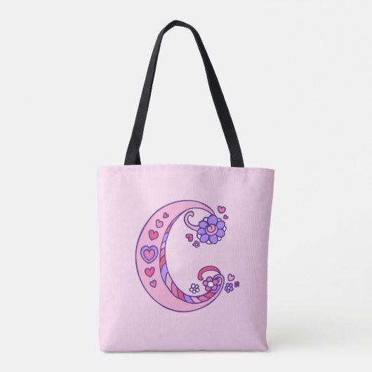 Chloe-naam en betekenis monogram zak tote bag (Achterkant)