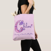 Chloe-naam en betekenis monogram zak tote bag (Dichtbij)