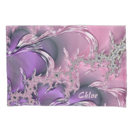 ~ CHLOE ~ ~ Origineel fractaal ontwerp ~ Roze ijce Kussensloop