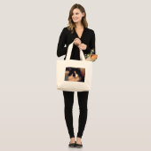 Chloe Painting Grote Tote Bag (Voorkant (model))