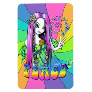 Chloe Peace Regenboog Hippie Fairy Magnet Magneet