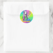 "Chloe" Rainbow Peace Hippie Fairy Sticker (Tas)