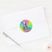 "Chloe" Rainbow Peace Hippie Fairy Sticker (Envelop)