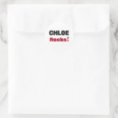 Chloe Rocks Ronde Sticker (Tas)