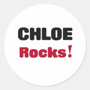 Chloe Rocks Ronde Sticker
