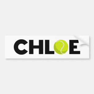 Chloe Tennis Bumpersticker