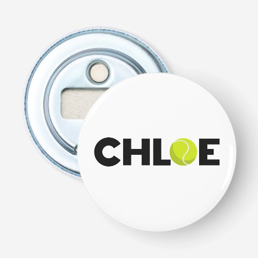 Chloe Tennis Button Flesopener (Voorkant)