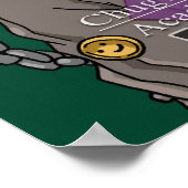 Chloe Winsdale: "Gelukkig gezicht". Poster (Hoek)