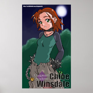 Chloe Winsdale: "Gelukkig gezicht". Poster