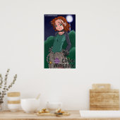 Chloe Winsdale: "Gelukkig gezicht". Poster (Keuken)