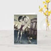 Chloe, Zoe & de Siamese Katjes Kaart (Gele Bloem)