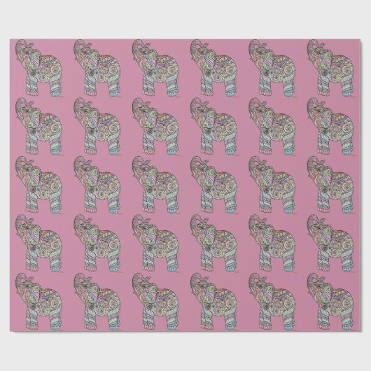 Chloé's Coloring Art Cadeaupapier (Vlak)