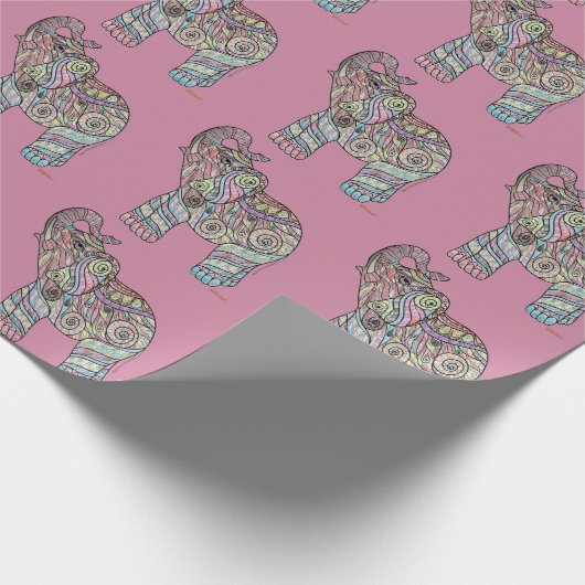 Chloé's Coloring Art Cadeaupapier (Hoek)