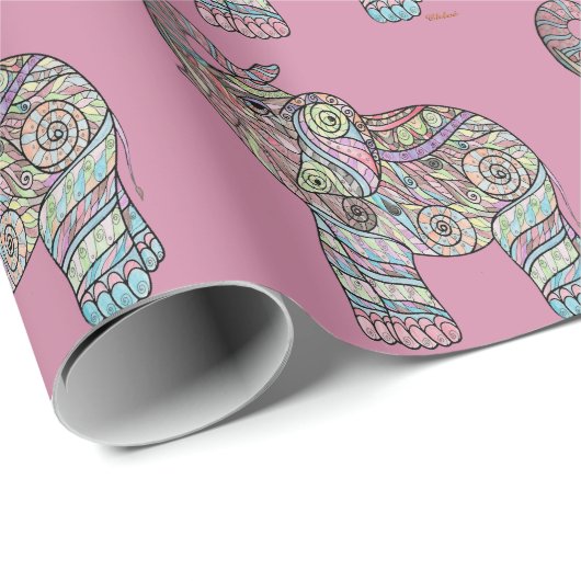 Chloé's Coloring Art Cadeaupapier (Rol Hoek)