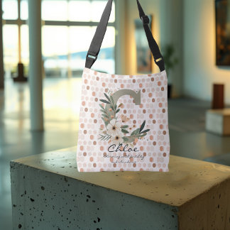 Chloe's Natuurlijke Harmonie - Boho Bloemrijke Mon Crossbody Tas