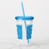 Chloor is mijn geurstofzwembad Typografisch Acryl Drinkbeker (Links)