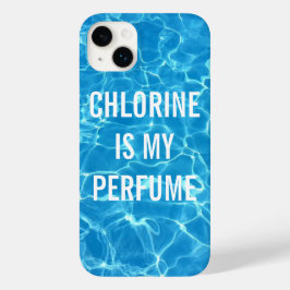 Chloor is mijn geurstofzwembad Typografisch Case-Mate iPhone Case