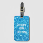 Chloor is mijn parfum bagagelabel (Voorkant (verticaal))