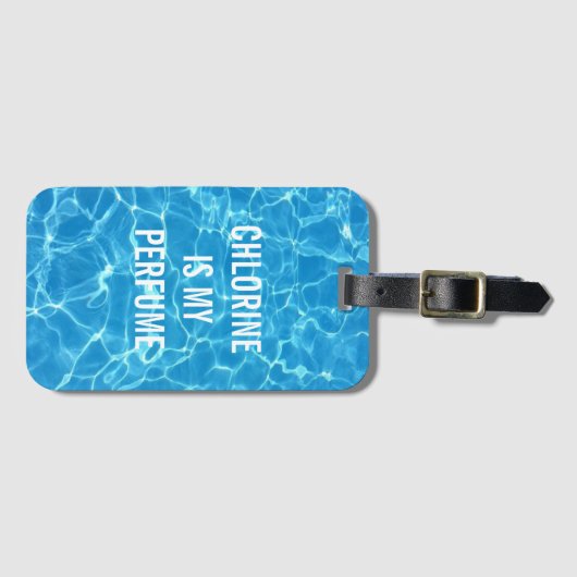 Chloor is mijn parfum bagagelabel (Voorkant (horizontaal))