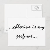 Chloor is mijn parfum briefkaart (Voorkant / Achterkant)