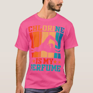 Chloor is mijn parfum Funny Swim Lover Swimmer T-shirt