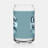 Chloor is mijn parfum grappig zwemmen citaat blikvorm glas (Links)