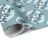 Chloor is mijn parfum grappig zwemmen citaat cadeaupapier (Rol Hoek)