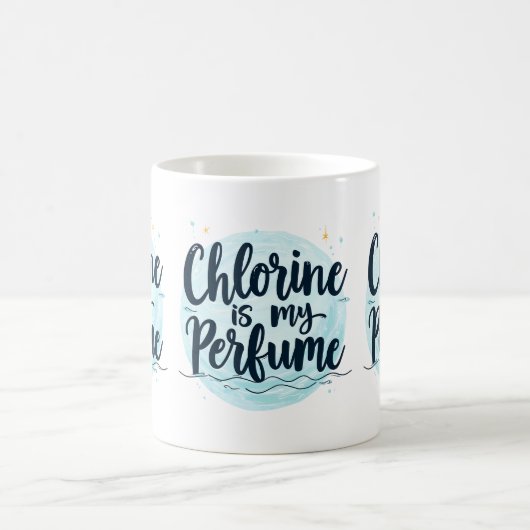 Chloor is mijn parfum grappig zwemmen citaat koffiemok (Center)
