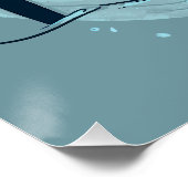 Chloor is mijn parfum grappig zwemmen citaat perfect poster (Hoek)