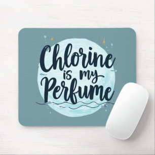 Chloor Is Mijn Parfum Grappige Zwem Citaat Muismat
