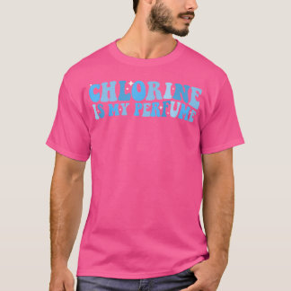 Chloor is mijn parfum zwemmen grappige zwemmer wat t-shirt