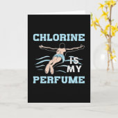 Chloor is mijn parfumzwembad kaart (Gele Bloem)