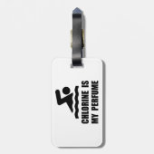 Chloorparfum Bagagelabel (Achterkant verticaal)