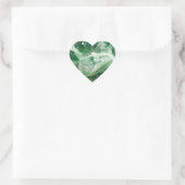 Chloriet Kwarts Rots Kristal Hart Edelsteen Kunst Sticker (Tas)