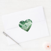 Chloriet Kwarts Rots Kristal Hart Edelsteen Kunst Sticker (Envelop)
